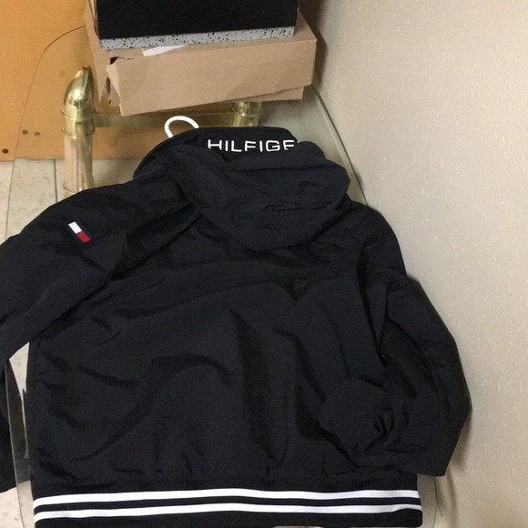 Tommy Hilfiger regatta jacket black size medium - Picture 4 of 6